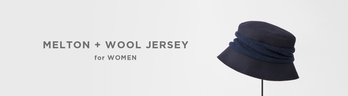MELTON + WOOL JERSEY for WOMEN