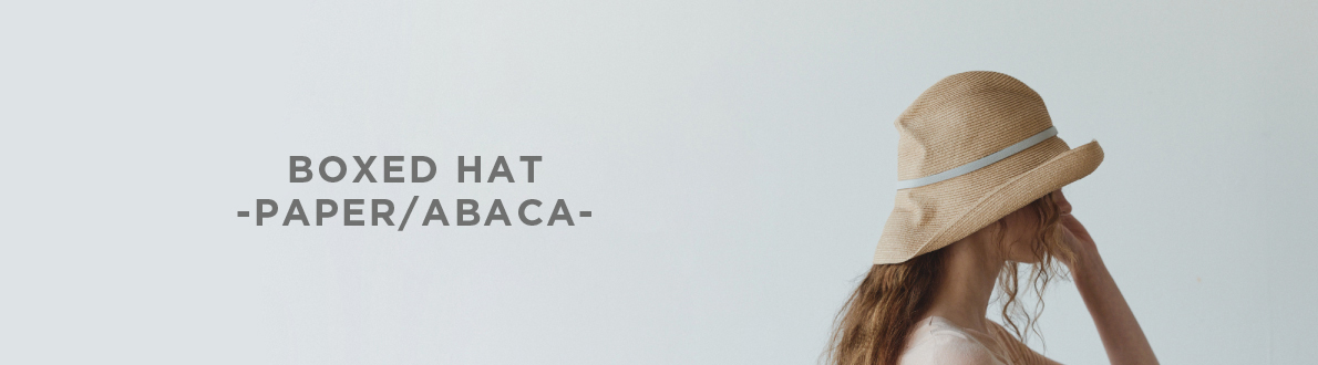 BOXED HAT -PAPER /ABACA-