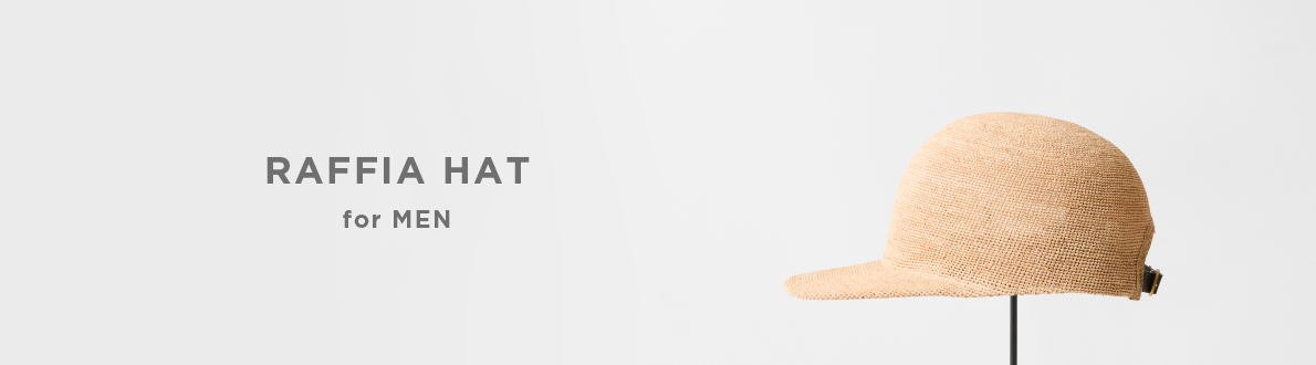RAFFIA HAT for MEN