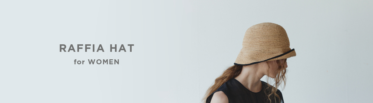 RAFFIA HAT for WOMEN